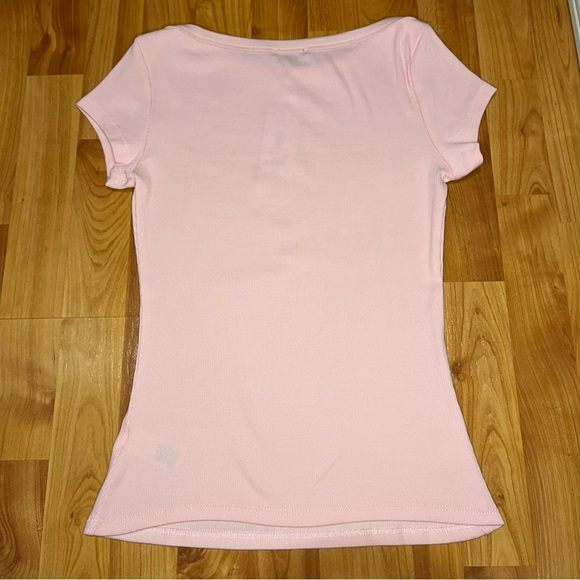 DYNAMITE | Ribbed Boat Neck T-shirt - Picture 5 of 9